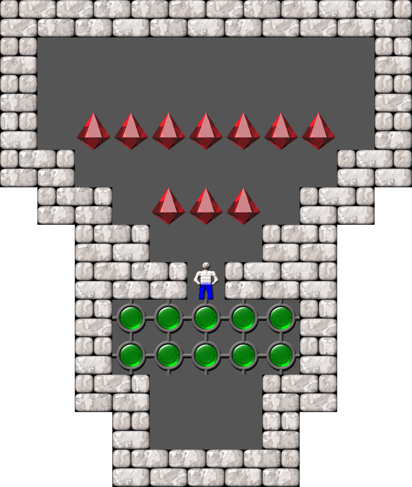 Sokoban Ghislain Martin Arranged level 70